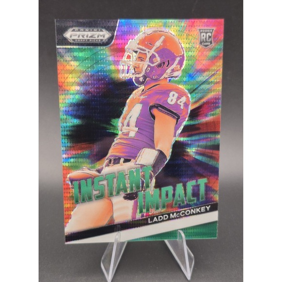 Other - 2024 Prizm Draft Picks Ladd McConkey #II-LM Green Pulsar Prizm /25 (RC) Chargers